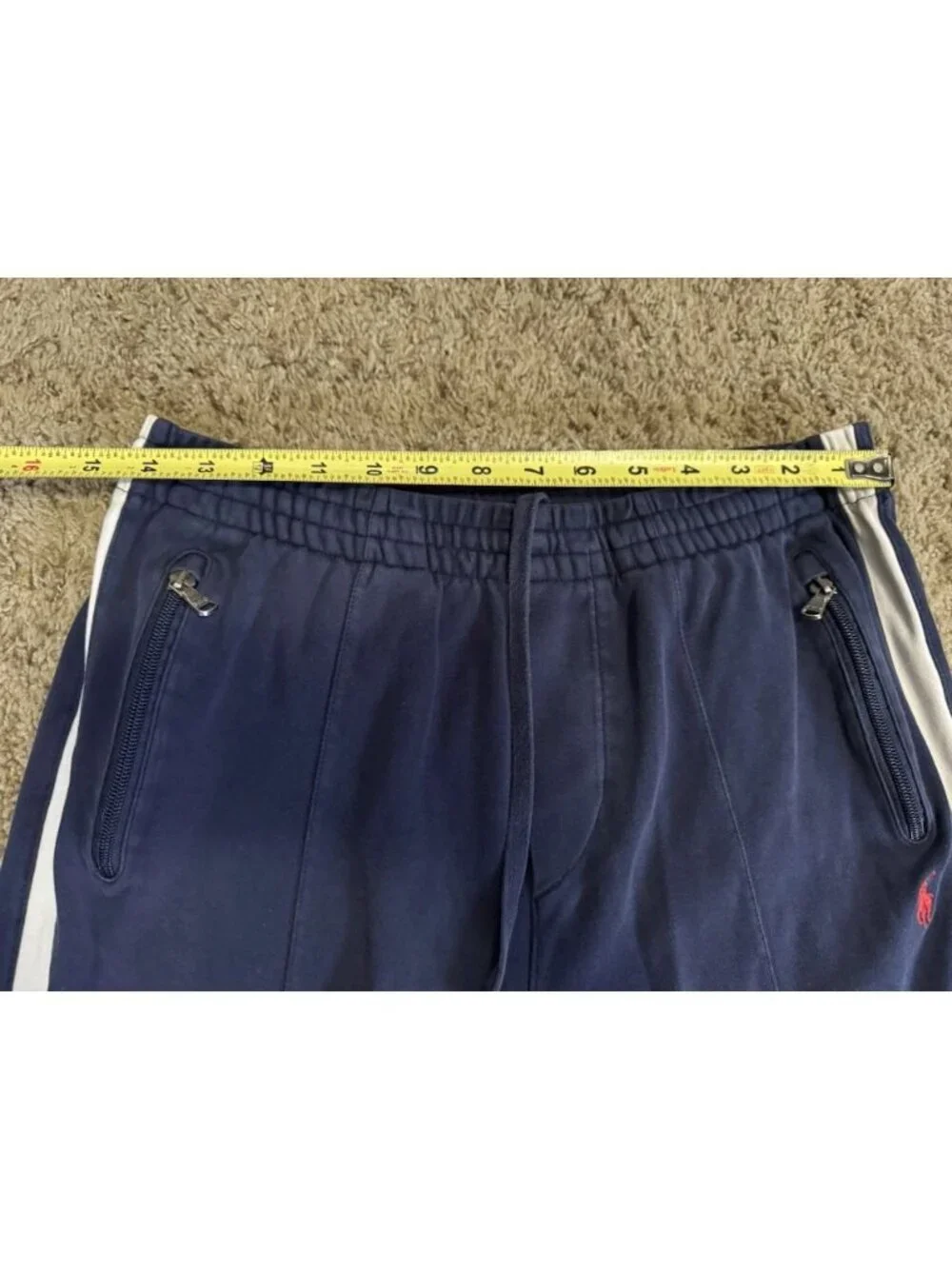 RALPH LAUREN Navy Jogger Sweatpants 28x25.5 Outdoor Track Hiking Athletic Run